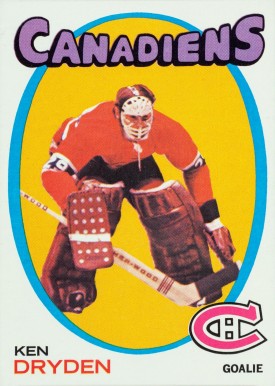 1971 Topps Ken Dryden #45 Hockey Card