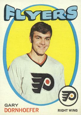 1971 Topps Gary Dornhoefer #89 Hockey Card
