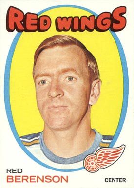 1971 Topps Red Berenson #91 Hockey Card