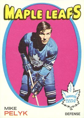 1971 Topps Mike Pelyk #92 Hockey Card