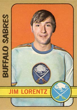 1972 O-Pee-Chee Jim Lorentz #116 Hockey Card
