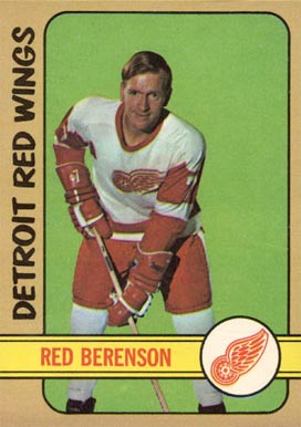 1972 O-Pee-Chee Red Berenson #123 Hockey Card
