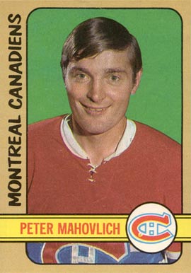 1972 O-Pee-Chee Peter Mahovlich #124 Hockey Card