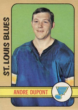1972 O-Pee-Chee Andre Dupont #16 Hockey Card