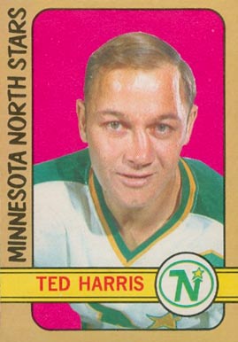 1972 O-Pee-Chee Ted Harris #118 Hockey Card