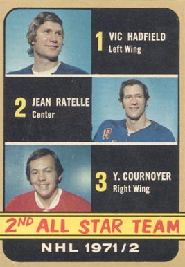 1972 O-Pee-Chee 2nd All-Star Team #250 Hockey Card