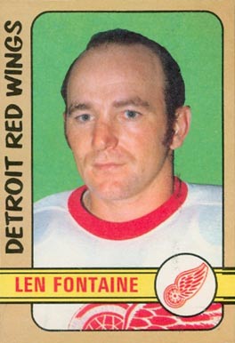 1972 O-Pee-Chee Len Fontaine #244 Hockey Card