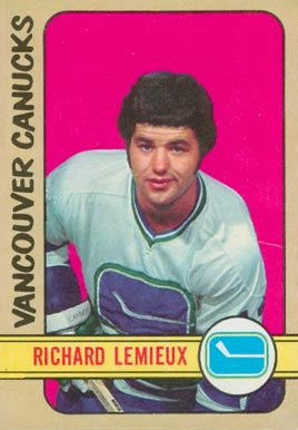 1972 O-Pee-Chee Richard Lemieux #202 Hockey Card