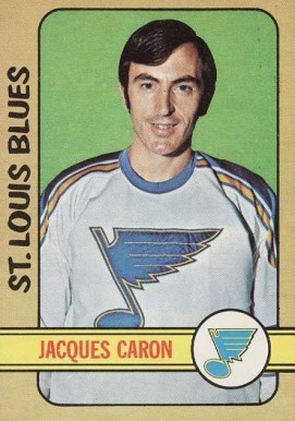 1972 O-Pee-Chee Jacques Caron #140 Hockey Card