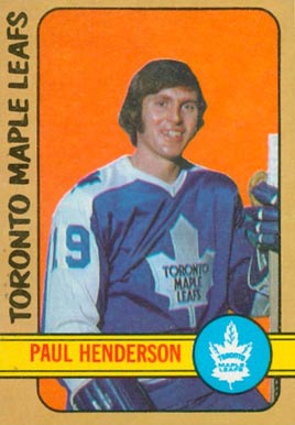1972 O-Pee-Chee Paul Henderson #126 Hockey Card