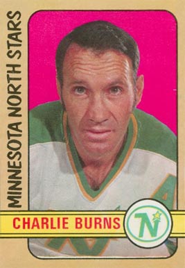 1972 O-Pee-Chee Charlie Burns #178 Hockey Card