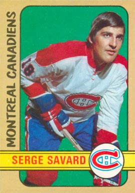1972 O-Pee-Chee Serge Savard #185 Hockey Card