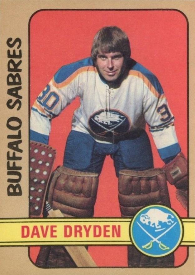 1972 O-Pee-Chee Dave Dryden #241 Hockey Card