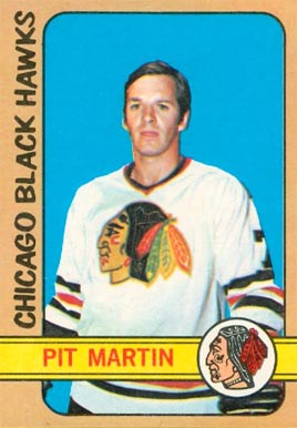 1972 O-Pee-Chee Pit Martin #24 Hockey Card