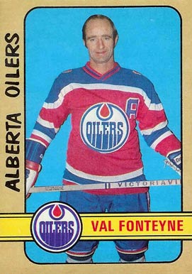 1972 O-Pee-Chee Val Fonteyne #319 Hockey Card