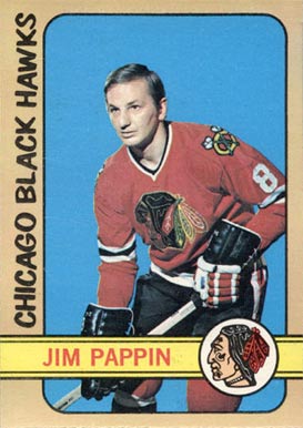 1972 O-Pee-Chee Jim Pappin #42 Hockey Card