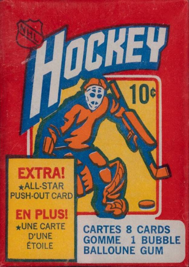 1972 O-Pee-Chee Wax Pack #WP Hockey Card