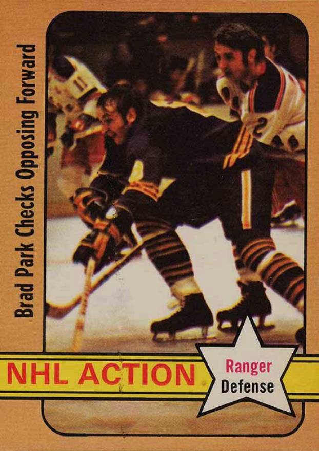 1972 O-Pee-Chee Brad Park #85d Hockey Card