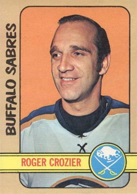 1972 O-Pee-Chee Roger Crozier #50 Hockey Card