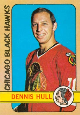 1972 O-Pee-Chee Dennis Hull #52 Hockey Card