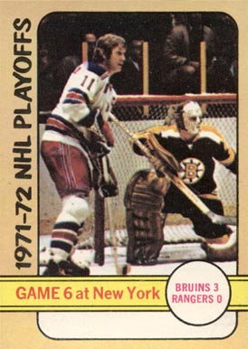 1972 O-Pee-Chee Playoff Game 6 #63 Hockey Card