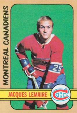 1972 O-Pee-Chee Jacques Lemaire #77 Hockey Card