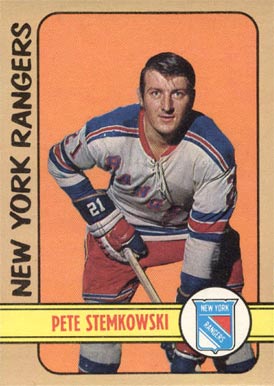1972 O-Pee-Chee Pete Stemkowski #78 Hockey Card
