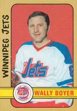 1972 O-Pee-Chee Wally Boyer #308 Hockey Card