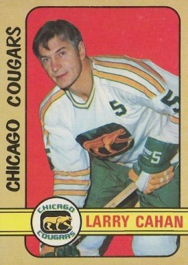 1972 O-Pee-Chee Larry Cahan #307 Hockey Card