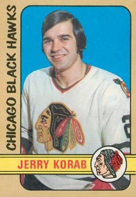 1972 O-Pee-Chee Jerry Korab #285 Hockey Card