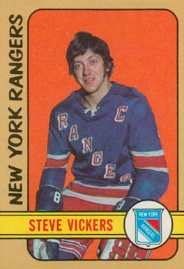 1972 O-Pee-Chee Steve Vickers #254 Hockey Card