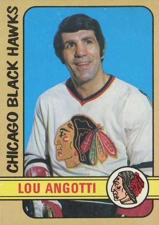 1972 O-Pee-Chee Lou Angotti #243 Hockey Card
