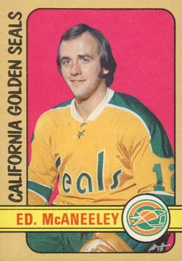 1972 O-Pee-Chee Ted Mcaneeley #242 Hockey Card