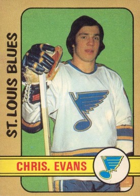 1972 O-Pee-Chee Chris Evans #236 Hockey Card