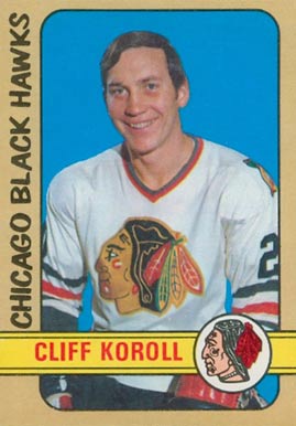 1972 O-Pee-Chee Cliff Koroll #222 Hockey Card