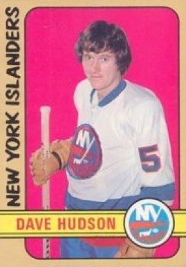 1972 O-Pee-Chee Dave Hudson #211 Hockey Card