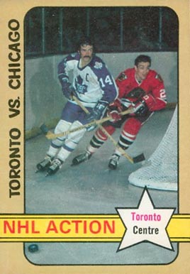 1972 O-Pee-Chee Toronto vs. Chicago #209 Hockey Card