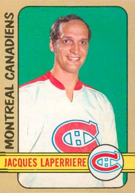 1972 O-Pee-Chee Jacques Laperriere #205 Hockey Card