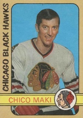 1972 O-Pee-Chee Chico Maki #198 Hockey Card