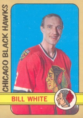 1972 O-Pee-Chee Bill White #158 Hockey Card