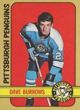 1972 O-Pee-Chee Dave Burrows #133 Hockey Card