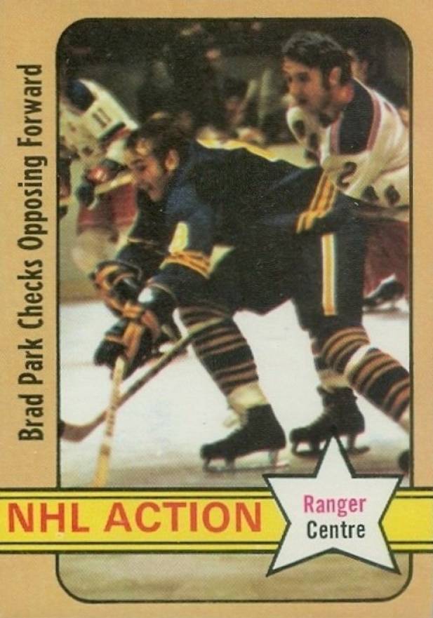 1972 O-Pee-Chee Brad Park #85c Hockey Card