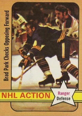 1972 O-Pee-Chee Brad Park #85 Hockey Card