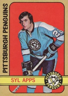 1972 O-Pee-Chee Syl Apps #115 Hockey Card
