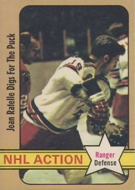 1972 O-Pee-Chee Jean Ratelle #48d Hockey Card
