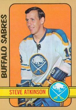 1972 O-Pee-Chee Steve Atkinson #40 Hockey Card