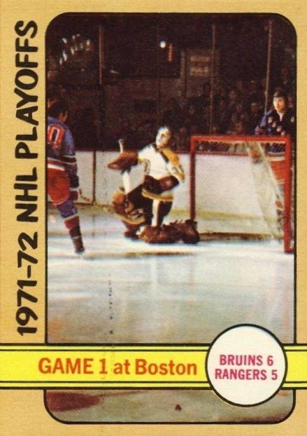 1972 O-Pee-Chee Playoff Game 1 #7 Hockey Card