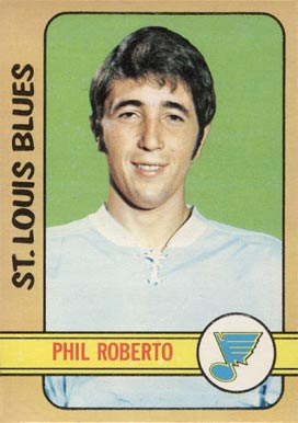 1972 O-Pee-Chee Phil Roberto #82 Hockey Card