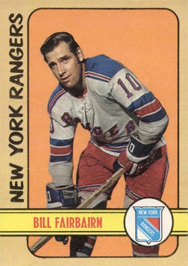 1972 O-Pee-Chee Bill Fairbairn #87 Hockey Card