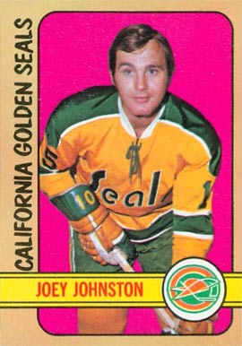 1972 O-Pee-Chee Joey Johnston #96 Hockey Card